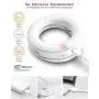 ELEGIANT Selfie Ring Light, Clip-on Selfie Light with 40 LED & 4 Light Modes Rechargeable Portable Circle Light for Phone Laptop iPad YouTube Vlogging TikTok Photography Video Makeup (White)