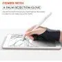 JOYROOM Stylus Pen for iPad, Capacitive Pencil for Kid Student Drawing, Writing, High Sensitivity, with Artist Glove(Palm Rejection), for Touch Screen Devices Tablet, Smartphone (White)