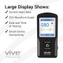 Vive Precision EKG Monitor (App Included) - Portable Pocket ECG Device - Heart Rate Tracking Sensor Detects Irregular Cardiac Rhythm - Wireless Electrocardiogram Test Made Easy - Smartphone Compatible