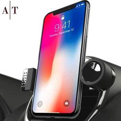 Cell Phone Holder for Car Air Vents | 360° Rotation Car Phone Mount, Fits All Smartphones - iPhone 11 Pro, 11, X, XR, XS Max, 8, 7, 6, 5, | 6/7/8 Plus | S8, S9, Note 9 | Luxury Vent Phone Holder