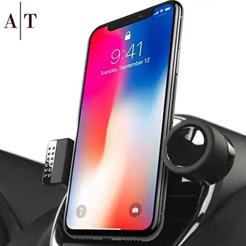 Cell Phone Holder for Car Air Vents | 360° Rotation Car Phone Mount, Fits All Smartphones - iPhone 11 Pro, 11, X, XR, XS Max, 8, 7, 6, 5, | 6/7/8 Plus | S8, S9, Note 9 | Luxury Vent Phone Holder