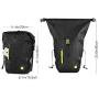 Rhinowalk Bike Rear Seat Pack Bag, Backseat Rack Bag Cycling Bicycle Anti-Tear TPU Strong Waterproof Big Capacity for Travel Essential
