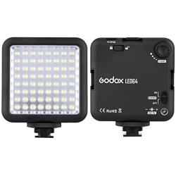 GODOX LED64 Video Light 64 LED Lights for DSLR Camera Camcorder Mini DVR as Fill Light for Wedding News Interview Macrophotography