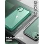 i-Blason Ares Case for iPhone 11 6.1 inch (2019 Release), Dual Layer Rugged Clear Bumper Case with Built-in Screen Protector (Mint Green)