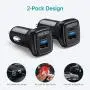 USB C PD Car Charger, 2Pack CHOETECH 36W Dual Port Fast Type C Car Adapter with 18W Power Delivery & Quick Charge 3.0 for iPhone SE/11/11 Pro/11 Pro Max/XS,Samsung S20/Note 10/S10, iPad Pro 2020