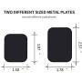Mount Metal Plate, Best Tek Phone Magnet Sticker, Metal Plate for Magnetic Mount 8 Pack