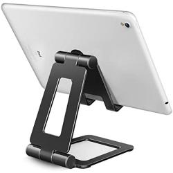 Adjustable iPad Stand, Tablet Stand Holders, Cell Phone Stands, iPhone Stand, Nintendo Switch Stand, iPad Pro Stand, iPad Mini Stands and Holders for Desk (4-10 inch)