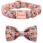 Unique Style Paws Dog Collar Bow tie Collar Adjustable Collars for Dogs and Cats Small Medium Large