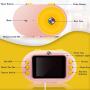 Kids Selfie Camera Waterproof WiFi Digital Camera Child Mini Camera 1080P with 32GB SD Card for 3-8 Years Old Boys Girls Birthday Gift Toy Camera (Pink)