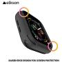 elkson Compatible with Apple Watch Series 5 4 Bumper case 44mm iwatch Quattro Series Cases Fall Protection Durable Military Grade Protective TPU Flexible Shock Proof Resist Men 44 mm Stealth Black