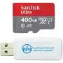 SanDisk 400GB SDXC Micro Ultra Memory Card Works with Samsung Galaxy A50, A40, A30 Cell Phone Class 10 (SDSQUAR-400G-GN6MN) Bundle with (1) Everything But Stromboli MicroSD and SD Card Reader SanDisk 400GB SDXC Micro Ultra Memory Card Works with Samsung Galaxy A50, A40, A30 Cell Phone Class 10 (SDSQUAR-400G-GN6MN) Bundle with (1) Everything But Stromboli MicroSD and SD Card Reader