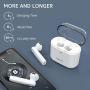 Wireless Earbuds, Cshidworld Bluetooth 5.0 Earbuds Headphones, True Wireless Stereo Earphones with 30Hrs Playback, Hi-Fi Sound Bluetooth Headset with Charging Case One-Step Pairing Noise