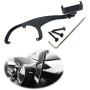 Miniclue Behind Tachometer Bolt-On Smartphone Cell Phone Cup Mount GPS Holder with Cradle Rotatable Clip for Mini Cooper R55 R56，1 Pack