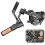 FeiyuTech AK2000s Gimbal Camera Handheld Stabilizer with Versatile Handle LCD Screen for DSLR Camera Sony a6300 a6400 a6500 Canon M50 EOS R Panasonic Nikon Fujifilm(Advanced Version)