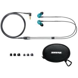 Shure SE215SPE Special Edition Sound Isolating Earphones with Single Dynamic MicroDriver,Blue