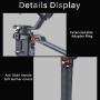UURig DH13 Dual Handle Grip for DJI Ronin S/Ronin SC Camera Stabilizer, Cold Shoe Microphone/Light/Monitor Extension Position Adjustable