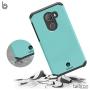 BELTRON Jitterbug Smart2 Case, Slim Protective Phone Cover, Dual Layer Protection Hybrid Rugged Case Case for Jitterbug Smart 2 Easy-to-Use 5.5” Smartphone for Seniors by GreatCall (Teal Mint)