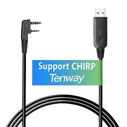 Tenway Baofeng USB Programming Cable Win 7/10, 64Bit for Baofeng Radio UV-5R, BF-888S, H-777 with Driver CD