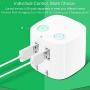 Dual USB Wall Charger Plug Adapter, BULL USB Charger Cube Plug Block,USB Charging Block Auto Shut Off Foldable Charger for Multiple Devices