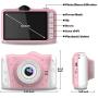 WOWGO Kids Digital Camera - 12MP Childrens Camera with Large Screen for Boys and Girls, 1080P Rechargeable Electronic Camera with 32GB TF Card