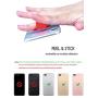 [2pc] Finger Strap Phone Holder - Ultra Thin Anti-Slip Universal Cell Phone Grips Band Holder for Back of Phone (Red)