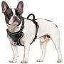 Petacc Dog Harness No-Pull Pet Harness Adjustable Pet Reflective Vest Dog Walking Harness with D-Ring Buckle and Handle for Small Medium Large Dogs