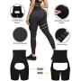 CoutureBridal Waist Trainer, 3-in-1 Waist and Thigh Trimmer Butt Lifter Shapewear and Hips Belt Shaping Neoprene Thigh Shaper, Slimming Body Shaper Belt High Waist Sport Girdle Belt