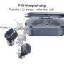 TOZO T10 Bluetooth 5.0 Wireless Earbuds with Wireless Charging Case IPX8 Waterproof TWS Stereo Headphones in Ear Built in Mic Headset Premium Sound with Deep Bass for Sport Blue(Renewed)