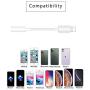 [Apple MFi Certified] Lightning to 3.5mm Headphone Jack Adapter, 2 Packs of iPhone Dongle Earplug Jack Aux Connector Cable, Compatible with iPhone 7/7 Plus/8/8 Plus/X/Xs/Xs Max/XR 11 Support iOS 13