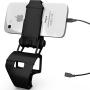 Ortz® PS4 Smart Clip Holder for PlayStation 4 Dualshock Controller - Best Clamp Bracket for Android Mobile Phones, Galaxy S3 S4 S5 S6 Note 2 3 4 & iPhone 4 4s 5 5s 6