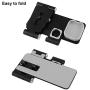 Cell Phone Stand and Watch Stand,Universal Desktop Stand Holder, Compatible with for for IPad, iPhone 6s 7 8 X Plus, Nintendo Switch (Black)