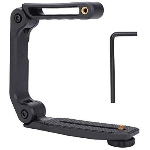 ORDRO U-Grip Video Filming Camera Handle with Standard 1/4 Threaded Interface Foldable Handheld Stabilizer Holder Grip for Gimbal Stabilizer Accessories