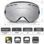 EXP VISION Snowboard Ski Goggles for Men Women and Youth, Over Glasses Skiing Snowboard Goggles with Anti Fog and UV400 Protection Dual Lenses Snow Goggles EXP VISION Snowboard Ski Goggles for Men Women and Youth, Over Glasses Skiing Snowboard Goggles with Anti Fog and UV400 Protection Dual Lenses Snow Goggles