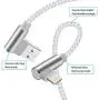 90 Degree iPhone Charger 10 ft Lightning Cable 10 Foot Right Angle iPhone Cable Fast Charging iPhone Nylon Braided Charger Cord Compatible with iPhone/iPad/iPod 3 Pack (Silver White,10ft) 90 Degree iPhone Charger 10 ft Lightning Cable 10 Foot Right Angle iPhone Cable Fast Charging iPhone Nylon Braided Charger Cord Compatible with iPhone/iPad/iPod 3 Pack (Silver White,10ft)