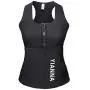 YIANNA Sweat Neoprene Sauna Suit Tank Top Vest with Adjustable Shaper Waist Trainer Belt YIANNA Sweat Neoprene Sauna Suit Tank Top Vest with Adjustable Shaper Waist Trainer Belt