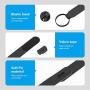 KIWI design Knuckle Strap for Oculus Quest/Oculus Rift S Touch Controller Grip Accessories (Black, 1 Pair)