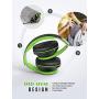 Mpow 059 Bluetooth Headphones Over Ear, Hi-Fi Stereo Wireless Headset, Foldable, Soft Memory-Protein Earmuffs, w/Built-in Mic Wired Mode, for Online Class, Home Office, PC/Cell Phones/TV