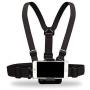 3 in 1 Mobile Phone, Camera, Action Cam Chest Mount Harness Strap Holder Band, Used for Action Sports, Capture Best Moments (Samsung, iPhone, GoPro, Yi, Sjcam, All Digital Cameras Etc)