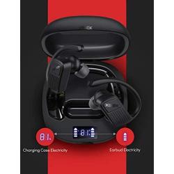 Bluetooth Headphones, Wireless Earbuds 5.0 Auto Pairing HiFi Stereo Sound True Wireless Earbuds in Ear Bluetooth Earphones Binaural Call Headset with Built in Mic and Charging Case for Sports