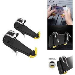 Cinhent Mobile Game Controller - 1Pair Phone Mobile Gaming Trigger Fire Button Handle - Sensitive Shoot and Aim Trigger for L1R1 Shooter Controller