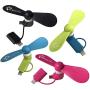 Portable iPhone Fan - Colorful and Powerful 2-in-1 Fans for iPhone/iPad and Android Smartphone/Tablet - 4 Piece - Black/Pink/Blue/Green - Summer 2017 iPhone Accessories