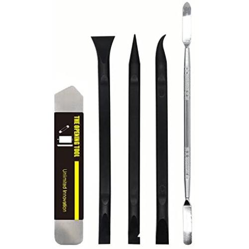 Pry Tool Kit, E·Durable Safe Non-Nylon and Ultrathin Steel Screen Opening Spudger Tool Repair Kit for Cell Phone, LCD, MacBook, Ipad, iPod, Tablet and More