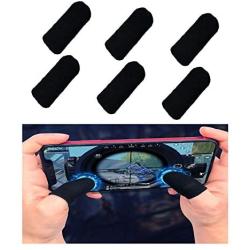 Ultra-Thin Gaming Finger cot, Anti-Skid and Sweat-Proof Touch Screen Positioning Artifact,PUBG Mobile Games Finger cot (6 Pieces)