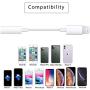 iPhone Headphone Adapter (2 Pack)[Apple MFi Certified] for iPhone 7/7Plus/8/8Plus/X/Xs/XR/11 pro/SE Adapter Headphone Jack, Lightning Dongle to 3.5 mm Headphone Adapter Jack Compatible with All iOS