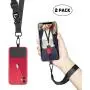 Universal Phone Lanyard Neck Wrist Straps with Durable Nylon Patch Compatible for iPhone Samsung Galaxy Huawei Series and Most Smartphone (Pure Black) Universal Phone Lanyard Neck Wrist Straps with Durable Nylon Patch Compatible for iPhone Samsung Galaxy Huawei Series and Most Smartphone (Pure Black)