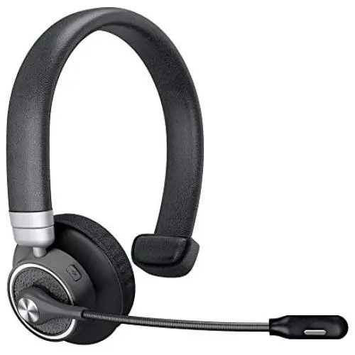 Bluetooth Headset, Angteela Truker Bluetooth Headset with Microphone, Wireless Headset 5.0 with Mute Button, 24 Hours Working Time, for Cell Phone and Laptop on Business Office.(BH-M91) Bluetooth Headset, Angteela Truker Bluetooth Headset with Microphone, Wireless Headset 5.0 with Mute Button, 24 Hours Working Time, for Cell Phone and Laptop on Business Office.(BH-M91)