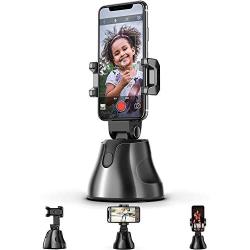 Selfie Stick,Prosvet 360°Rotation Auto Face&Object Tracking Smart Shooting Camera Phone Mount,Cature 360°Camera Men Selfie Mount Auto Countdown Compatible with All iPhone and Android Phone (Black)