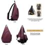 Tudequ Dry Wet Separation Sling Crossbody Chest Bag Backpack Casual Daypack for Men Women Teens