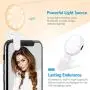 ORIA Selfie Light Ring, Portable Clip-on Phone Lights, Adjustable Brightness Selfie Fill Light, Phone Selfie Lamp for Live Stream, Make-up, Smart Phone, Photography, Video Lighting ORIA Selfie Light Ring, Portable Clip-on Phone Lights, Adjustable Brightness Selfie Fill Light, Phone Selfie Lamp for Live Stream, Make-up, Smart Phone, Photography, Video Lighting