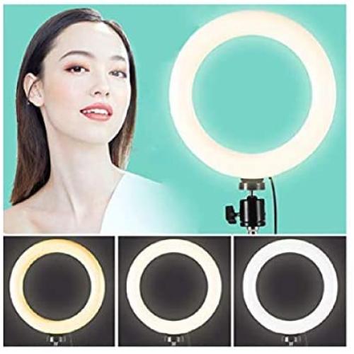 Qibest Practical USB Interface Brightness Adjustable with Small Gimbal and Tripod Fill Light On-Camera Video Lights